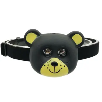 

Child's Headlight with Headband Cartoon Animal Headlamp SOS Flashlight Kids Gift 28TC