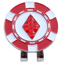 Практичный мяч для гольфа маркер зажим для кепки для игры в гольф случайный цвет наружный знак Спортивный игрок в гольф комплект зажим для шляпы для гольфа портативный подарок Divot Инструмент