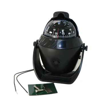 

Pivoting Nautical Compass Car Marine Guide Ball with Magnetic Declination Adjustment
