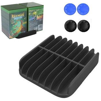 

For PS5 Playstation 5 PS4 / X-BOX SX Game Disc Box Case Holder Stores 16 Games Cards Storage Stand Base Gaming Accessories