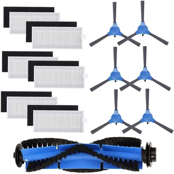 

HOT！-13Pcs Replacement Parts for Eufy RoboVac 11S 15C Vacuum Filters, Side Brushes Rolling Brushes