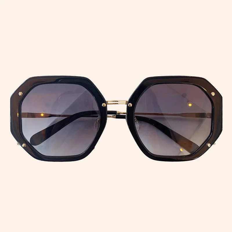 No.2 Sunglasses Высокое качество, квадратные солнцезащитные очки для женщин, винтажные, градиентные, большие, солнцезащитные очки, UV 400, gafas de sol hombre - Цвет линз: No.2 Sunglasses