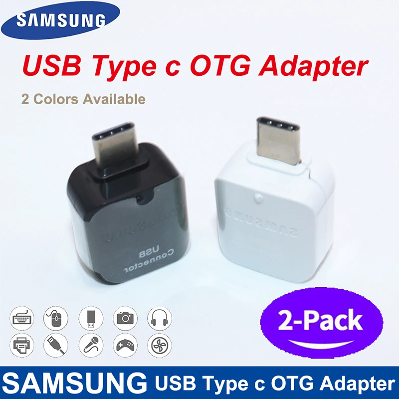 Оригинальный адаптер для передачи данных samsung USB 3 1 TYPE C OTG Galaxy S8 S9 Plus Note 8 9 A8 2018 с