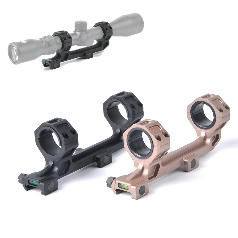 

Tactical Ring Gun AR15 Rifle Optic Scope Mount 25.4mm/30mm QD Rings Mount with Bubble Level For Picatinny Rail