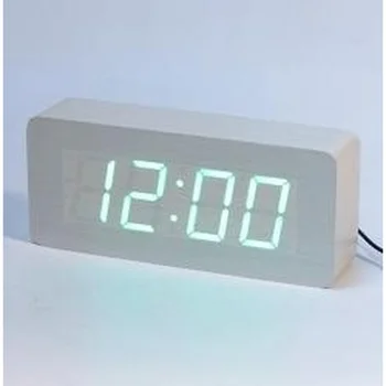 

Clock (Wood) + date + temperature VST-865/6 (white) Grade 1