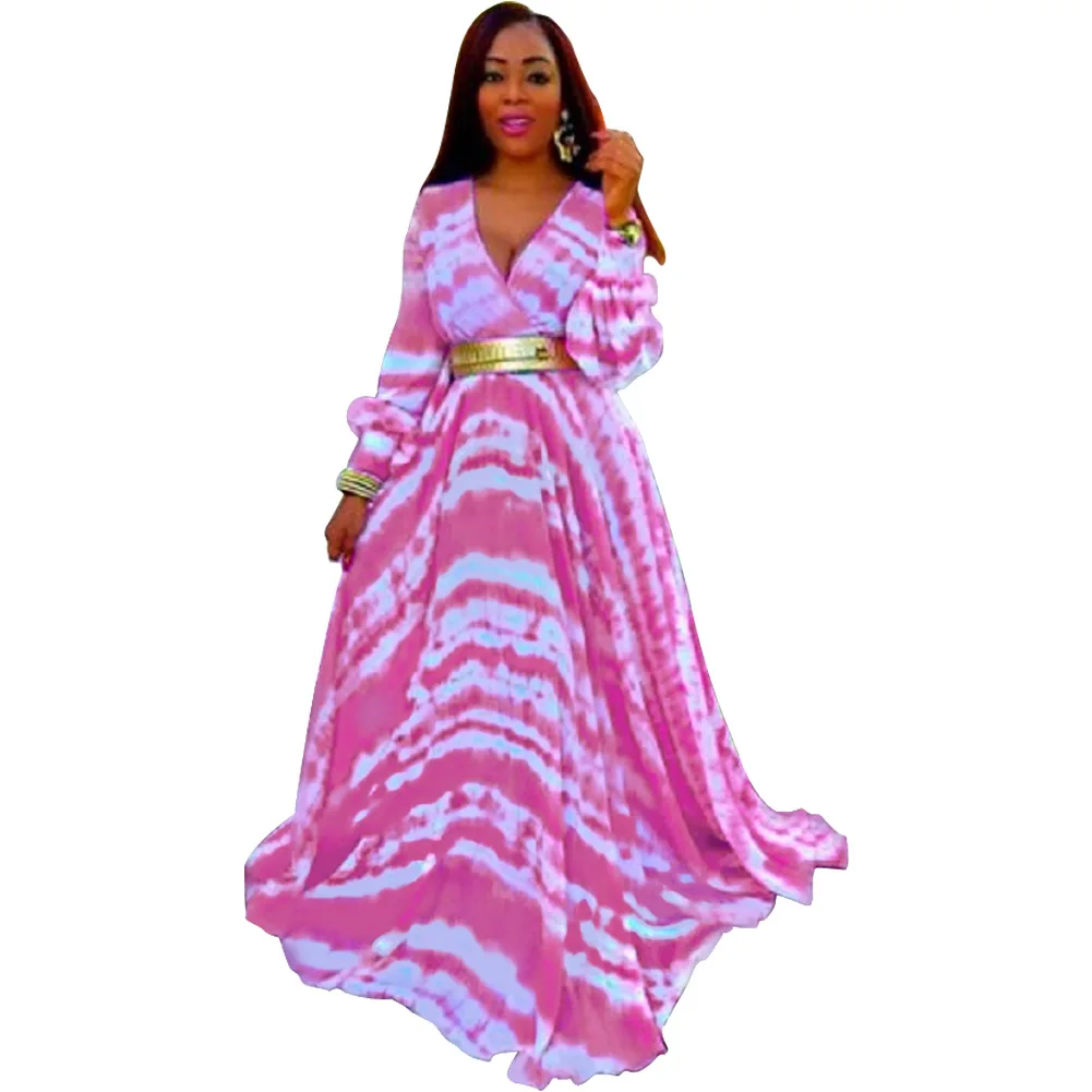 Женское шикарное винтажное длинное платье с цветочным рисунком, элегантное праздничное Брендовое стильное Летнее Платье макси с высокой талией и принтом - Цвет: Purple