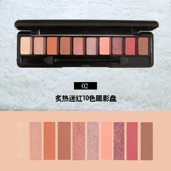 

Makeup New Style Ten-Color Eyeshadow Compact Easy to Color Waterproof Difficult yun zhuang Pearly Lustre Matte