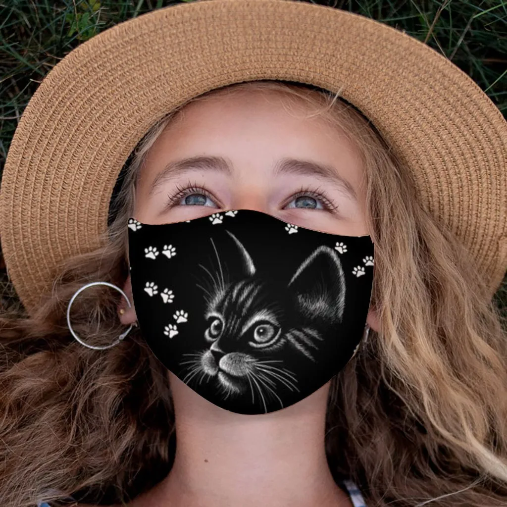 Solid 1pcs Elastic Face Facemasks Cloth Reusable Mascarillas Desechables Fast Shipping Maski Na Twarz Dla Dzieci Facial Mask For | Красота и
