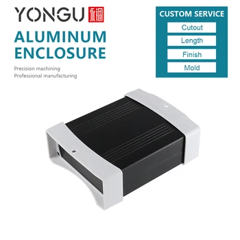

YGKT K08 125*51mm Aluminum Enclosure Custom Brushed Crashproof for Instrument