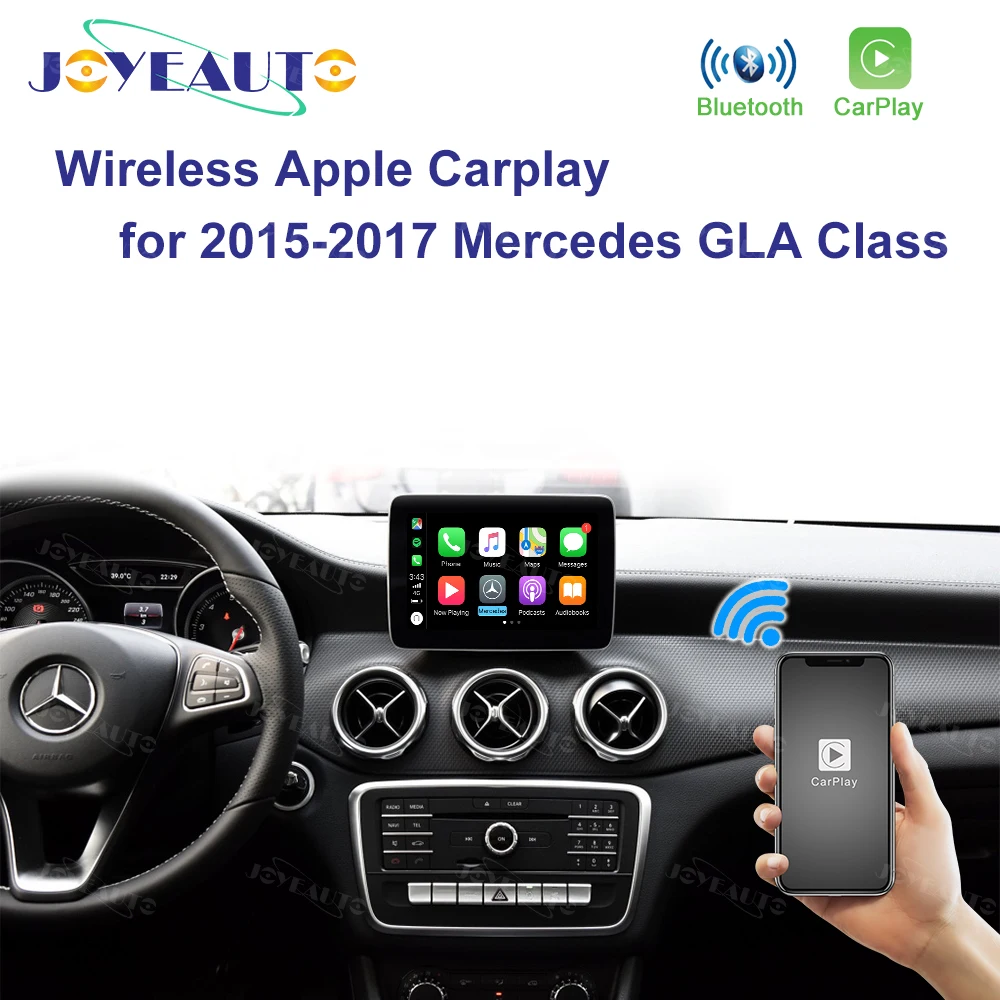 Joyeauto Aftermarket беспроводной Apple CarPlay Retrofit для Mercedes GLA Class X156 X117 15 19 NTG5 Car Play поддержка