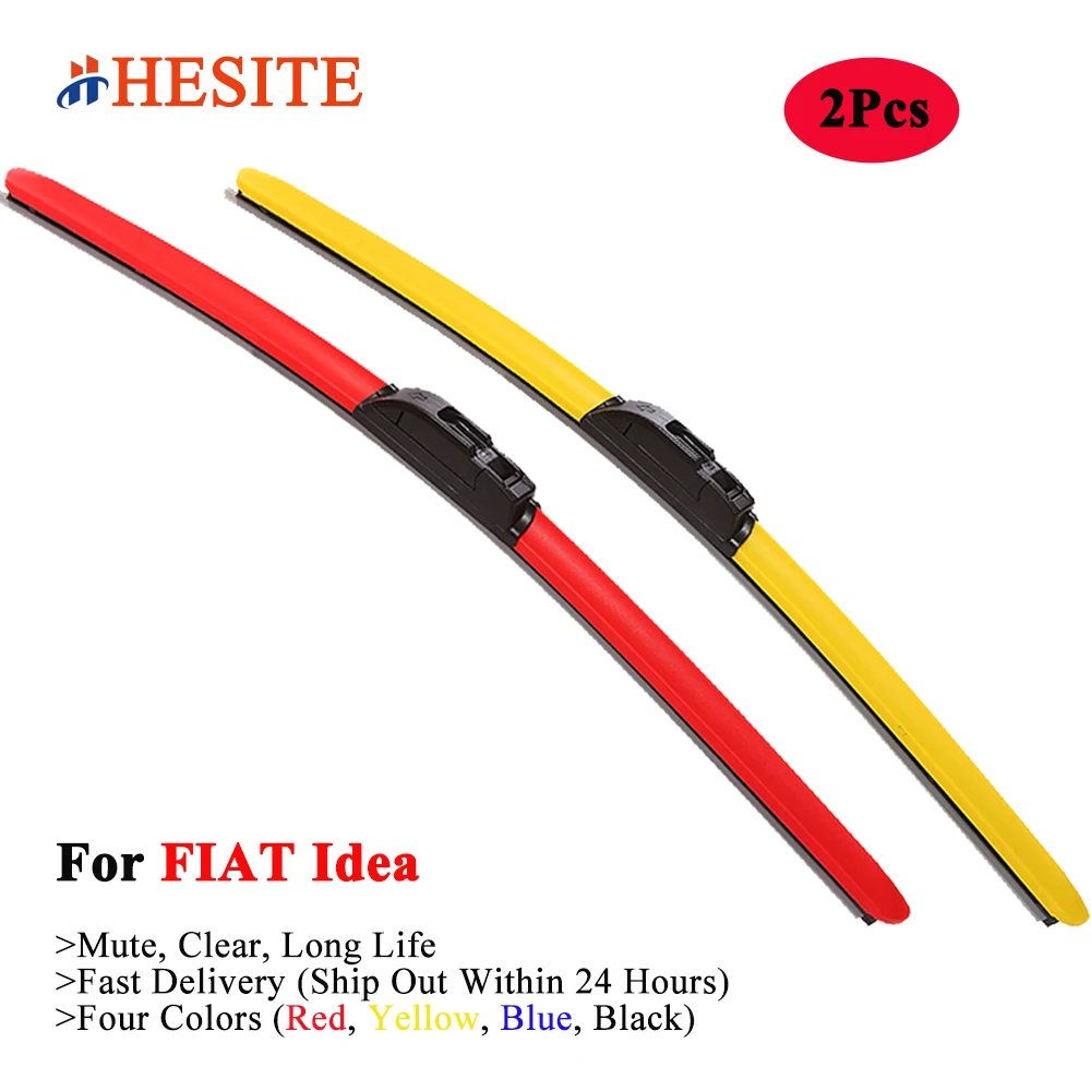 HESITE крутые красочные Дворники для FIAT Idea 2004 2005 2006 2007 2008 2010 2012 2013 2020 модель