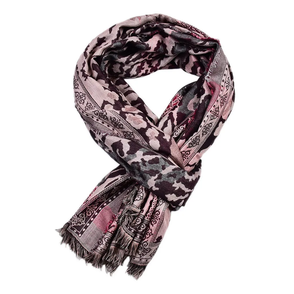 z Зимний теплый шарф мягкий шарф длинный зимний шарф для мужчин и женщин роскошный брендовый шарф винтажный шарф для волос#20 - Цвет: z