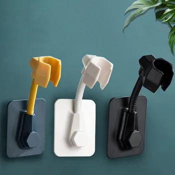 

New 360° Adjustable Bathroom Shower Head Holder Super Load Bearing Traceless self-adhesive Shower Brackets Bathroom Accessories