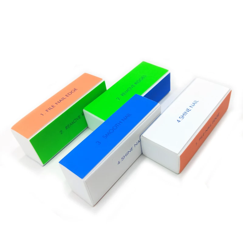 

Hot 10Pcs/Lot Ways Buffer Buffing Sanding Files Professional Sponge Reusable Pedicure Manicure Polish Nail Buffer Buffing Block