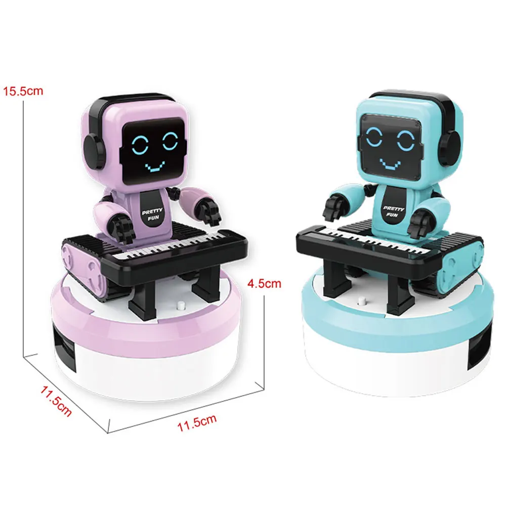 Мини Интеллектуальный робот игрушка дистанционного зондирования ансамбль музыкальный робот с Hi-Fi динамик группа качающаяся игрушка подарок на день рождения год