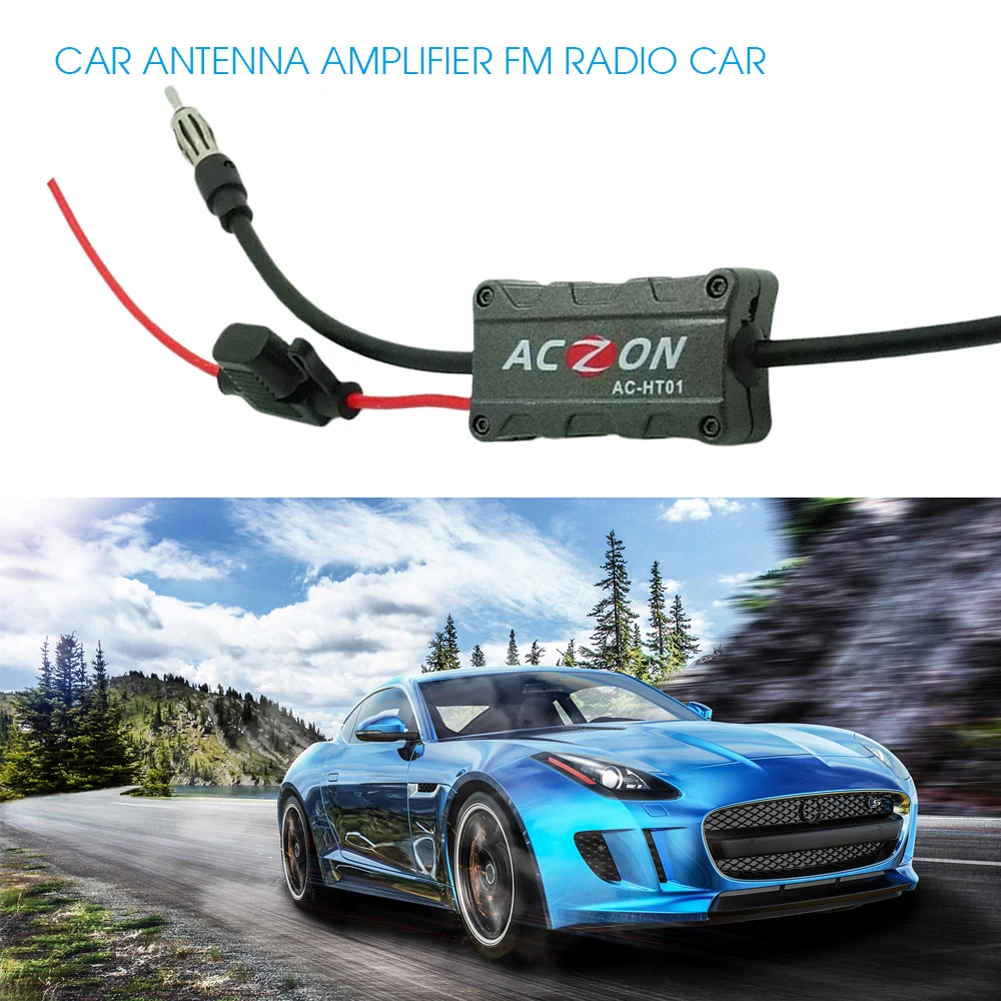 AM DC12V прочный усилитель сигнала Автомобильная антенна стерео Легкая установка усилитель FM радио профессиональные транспортные средства 25DB усилитель