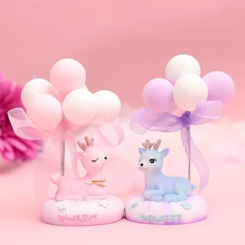 

Fawn and you girl in the car heart wind car decoration car decoration confession balloon creative cake decoration decoration