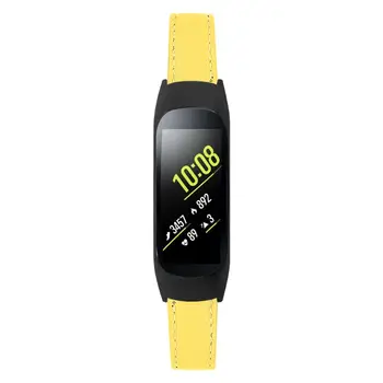 

Durable Genuine Leather Wrist Strap Watchband Bracelet Replacement for Samsung Galaxy Fit-e Smart Watch Accessories