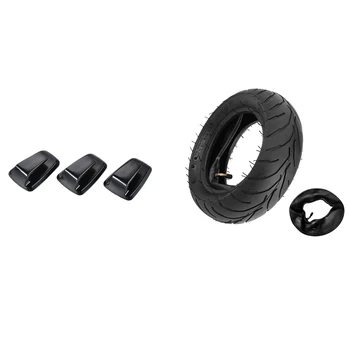 

1Pcs 47-49Cc Bike 90/65-6.5 Tread Tire with Inner Tube & 3 Pcs Abs Plastic Car Convenient Hook Car Hanger Black