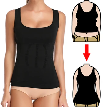 

Women Tummy Control Vest Magic Body Shaper Bra Shapewear Tank Top Slimmer Camisole Compression Shirt Slimming Underwear Corset