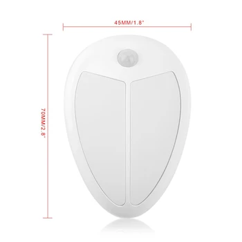 

LEDLight Night Lamp Closet Cabinet Lamp Battery Power Wireless Tap Touch Push Security Kitchen Bedroom Night Light Dropshipping
