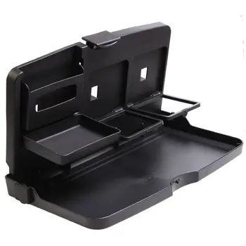 

Hot Sell Car Seat Back Computer Table Car Table Dining Plate Car Drink Holder Collapsible Bracket Mobile Phone Holder Black