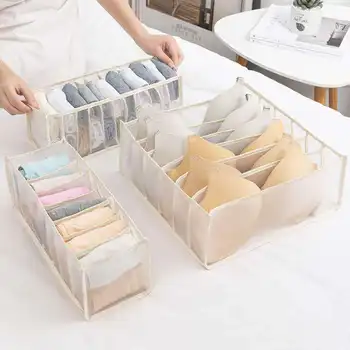 

Underwear closet organizer Storage Box bag underwear bra storage box For Underwear Scarfs Socks Bra Drawer Organizers