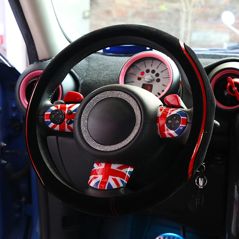 38 см чехол рулевого колеса автомобиля четыре сезона универсальный для BMW MINI COOPER S