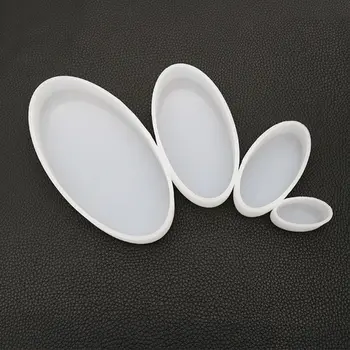 

Handmade Large Oval Bottom Mold Jewelry Silicone Mould Crystal Epoxy Resin Mold