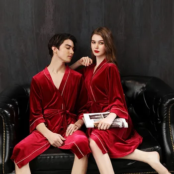 

Family Matching Clothes Home Clothes sleepwear Couple Cotton Pajamas Women Summer Pajamas Men Korean Thin Section Long Sleeve