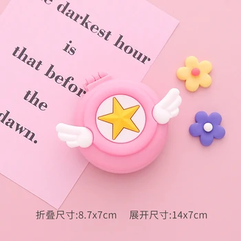 

Folding airbag bangs comb girl heart student girl cute portable mini portable mirror small comb cute