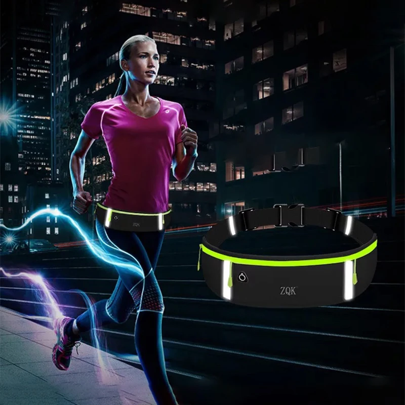 

Women's Sports Running Waist Pack Men and Women Multi-Function Outdoor Mini Belt Bag Waterproof Ultra-Thin Invisible Waist Bag's