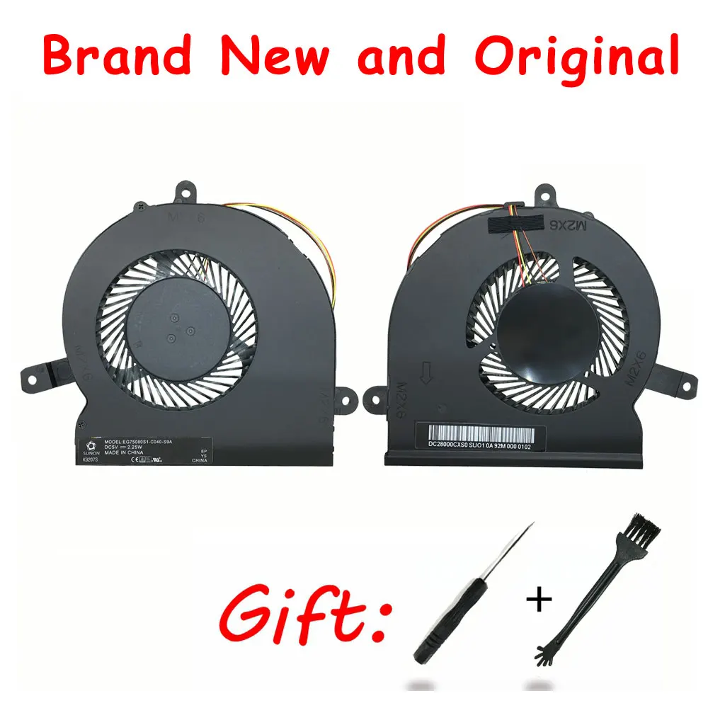 

New Original Laptop/Notebook CPU cooling Fan for Lenovo Rescuer 14-ISK Y41 15-ISK Y51 EG75080S1-C010-S9A EG75080S1-C040-S9A