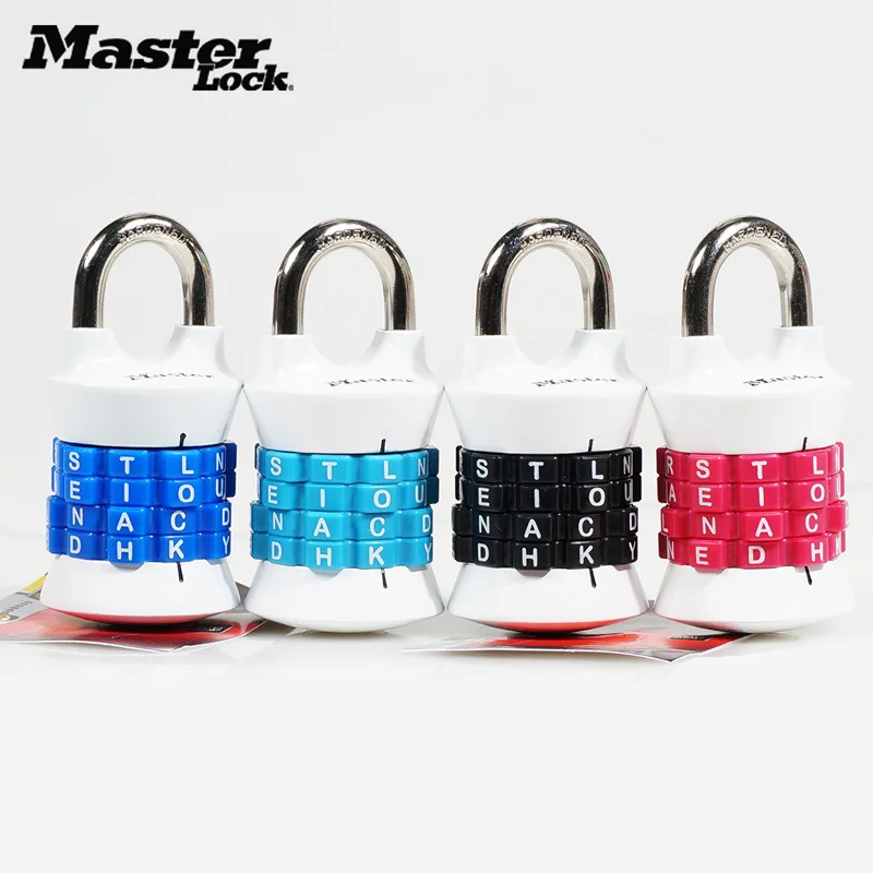

Master/MASTER with Numbers Password Lock Padlock Four Password Adjustable Lettered Password Lock 1535