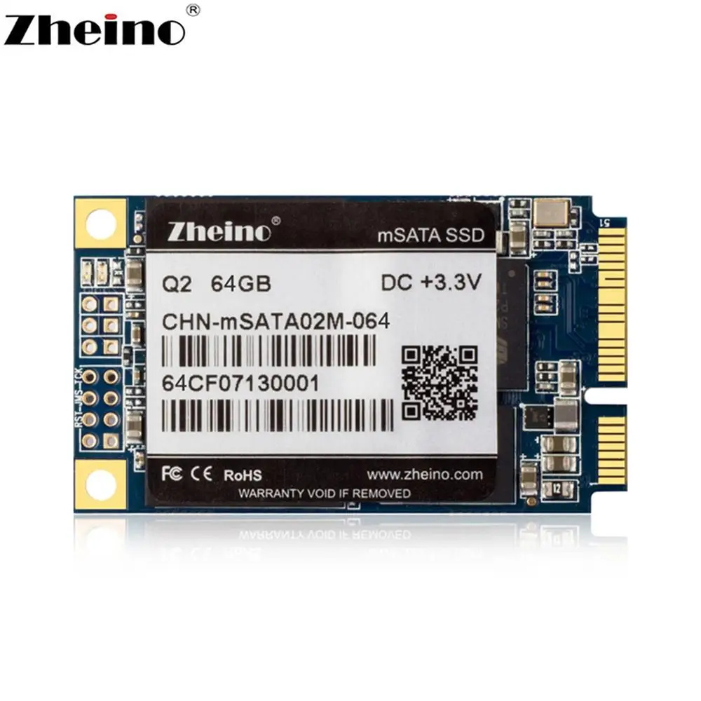 Zheino Q2 mSATA SSD 64GB 128GB 256GB MLC Внутренний твердотельный накопитель для настольного ноутбука