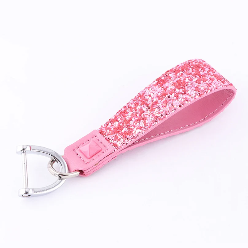 1 шт. Автомобильный Дистанционный брелок для ключей, чехол-брелок, сумка-держатель с бриллиантами для BMW 1 2 3 4 5 6 7 серии X3 X4 - Название цвета: Pink Keychain