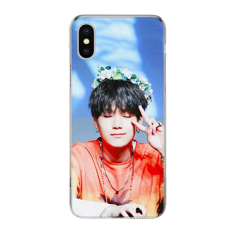 Seokjin Suga милый чехол для телефона для iPhone 11 Pro 7 6X8 6S Plus XS MAX+ XR 5S SE 10 Ten Art TPU Coque Capa Shell