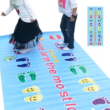 

Kid Jumping Carpet Toy Mat Hands And Feet Game Team Expand Props Parent-child Interaction Fun Game Pads Children Educational Toy