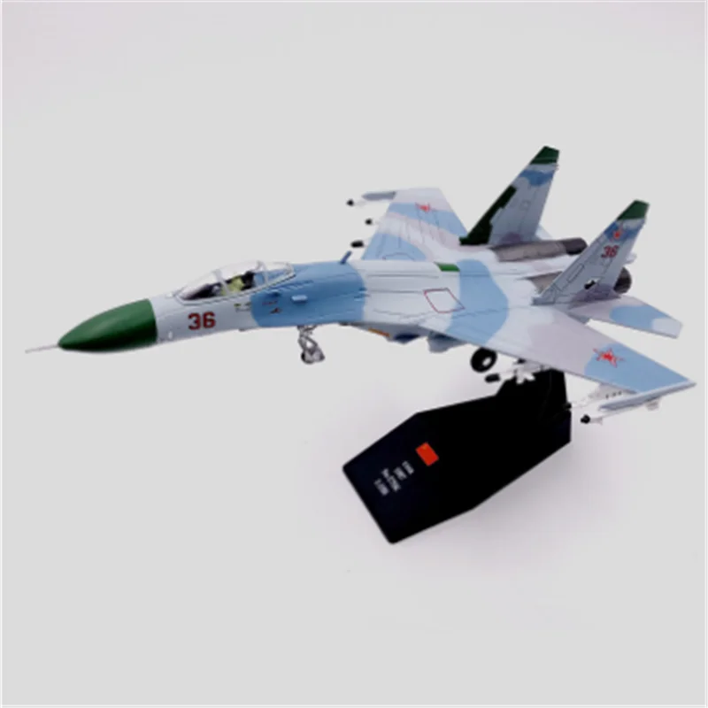 Коллекция 1:100 масштаб 20 см советские ВВС SU-27P модель истребителя Литой Сплав Су 27 Баррон море скальпель тяжелый истребитель дисплей