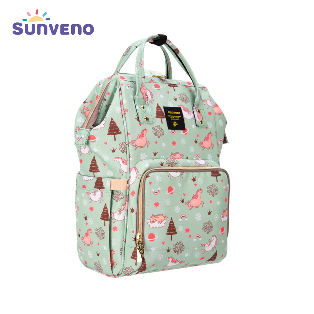 

SUNVENO Mummy Maternity Diaper Nappy Bag Organize Large Capacity Baby Bag Backpack Nursing Bag for Mother Kids Baby Care