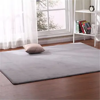 

49Crawling mat Outdoor tent bottom pad thick coral fleece carpet tatami rug bedroom living room bay window blanket 140*200cm