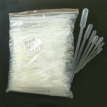 

100pcs Plastic Resin Jewelry Tools Disposable Transfer Pipettes Clear For Silicone Mold UV Epoxy Resin Craft Jewelry Making