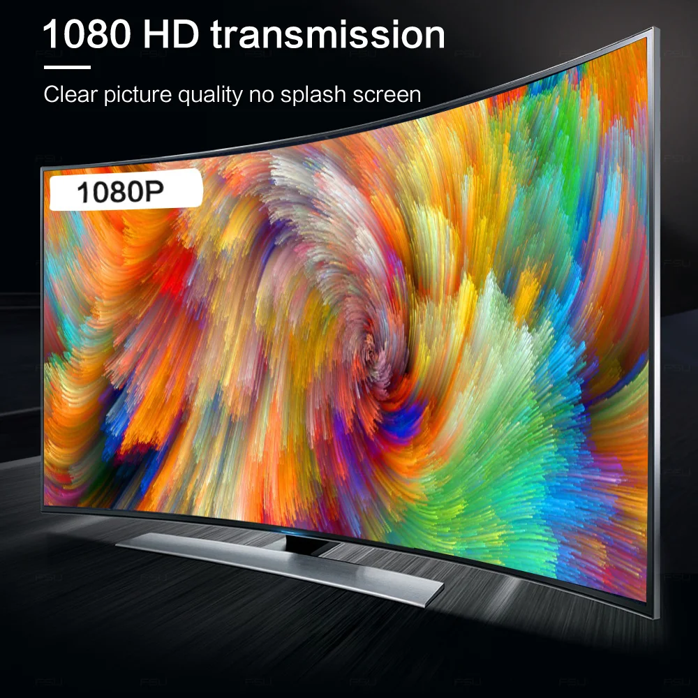 FSU HDMI кабель 1080P Тонкий плоский штекер 1 4 для сплиттер HDTV ПК DVD Проектор Кабель 0 3 м 5