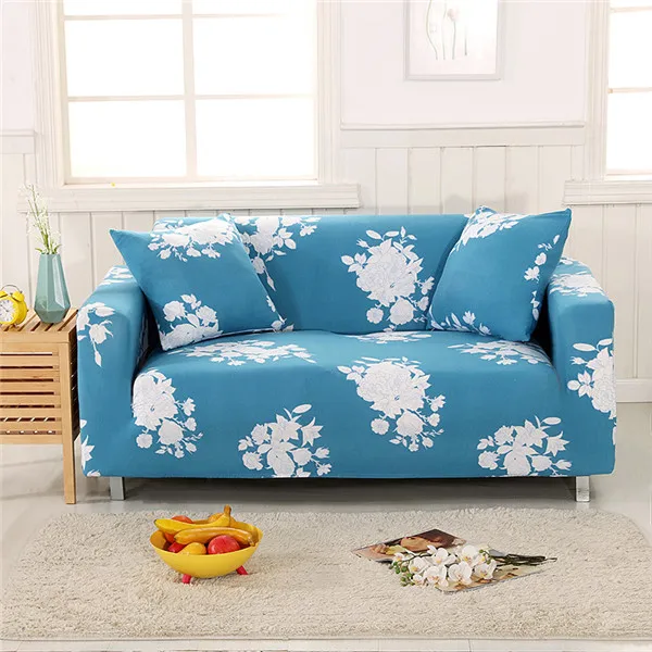 Эластичный чехол на диван для гостиной все включено противоскользящие секционные чехлы Чехол для дивана один/два/три/четыре места - Цвет: Color 9