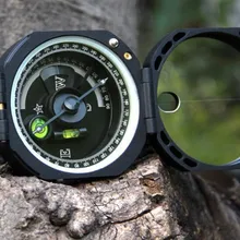 Профессиональный геологический компас легкий Военный компас для выживания на открытом воздухе для измерения расстояния наклона