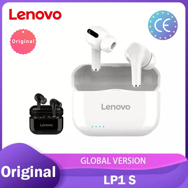 Беспроводные наушники Lenovo LP1S TWS Bluetooth улучшенная версия 5 0 двойное стерео