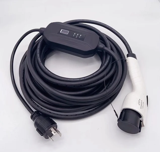 

High quality manufcaturers type 1 tesla portable EV charging stations level2 16A 10M NEMA L6-30 electric car charger