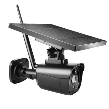 

Solar power home yard security mini IP bullet cameras P2P mobile control two way audio solar recharge battery IP outdoor camera