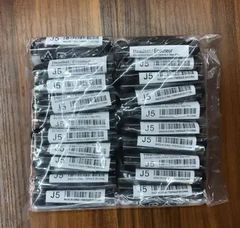 

100pcs/lot High quality J5 Headsets In-ear Earphones Headphones Hands-free with Mic For Samsung S6 S4 S5 HTC Xiaomi Phones