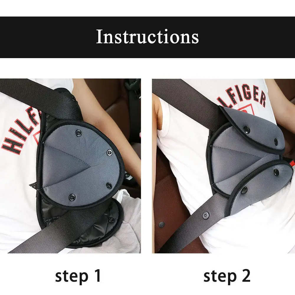 Car Seat Belt Triangle Safety Clip Buckle Universal Car Safety Belt Holder Child Baby Adjuster Seat Extender